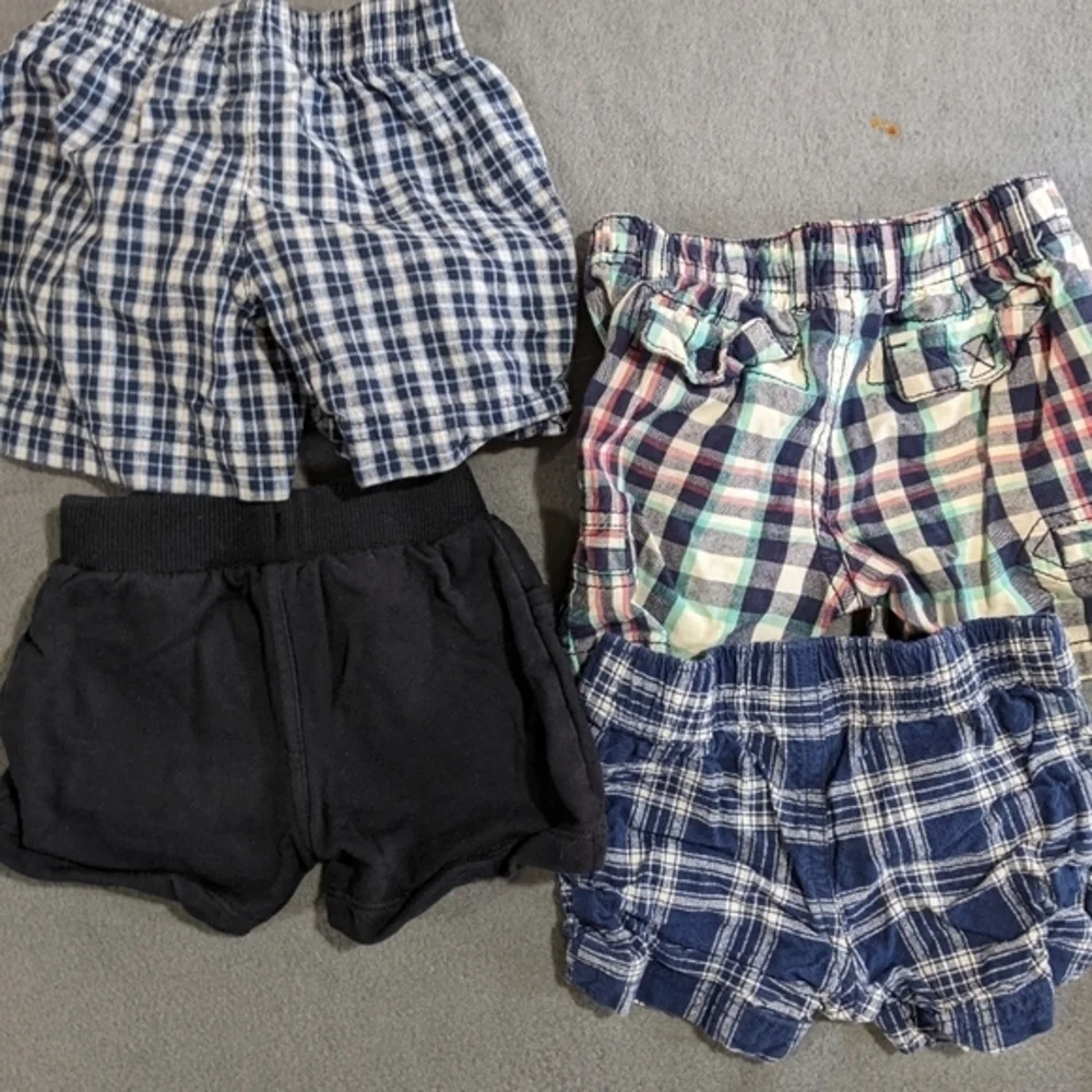 Boys plaid cotton‎ shorts 6 months Carter's Arizona Koalakids